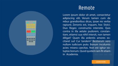 Uzak kavramsal Banner tasarımı