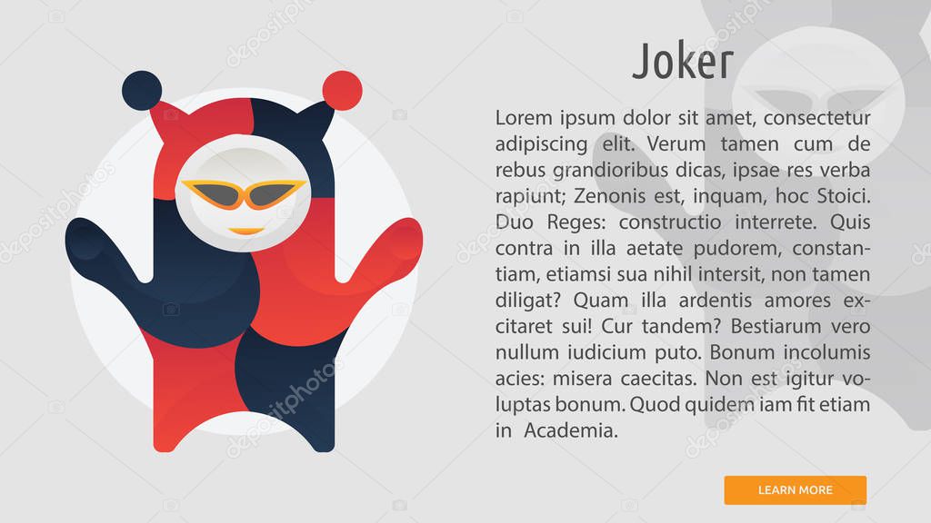 Joker Conceptual Banner Design