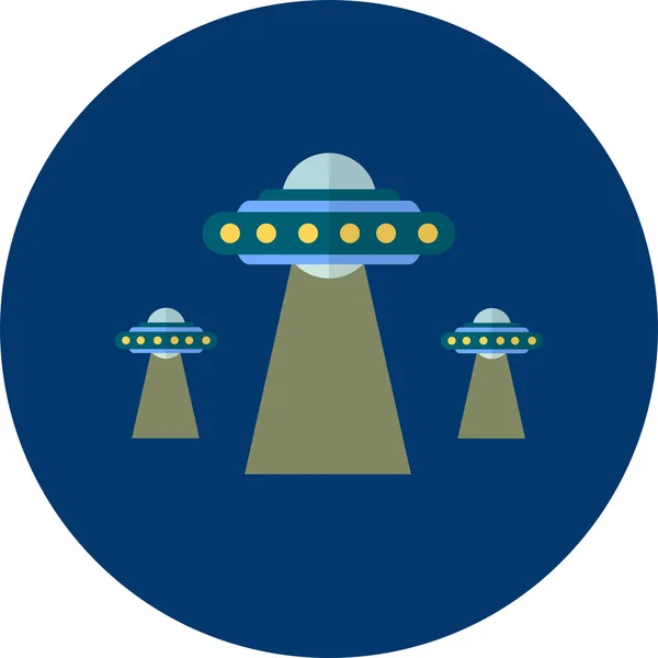 Ufo Icon Konzeptionelles Design — Stockvektor