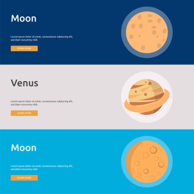 Bilim ve evren Banner tasarımı