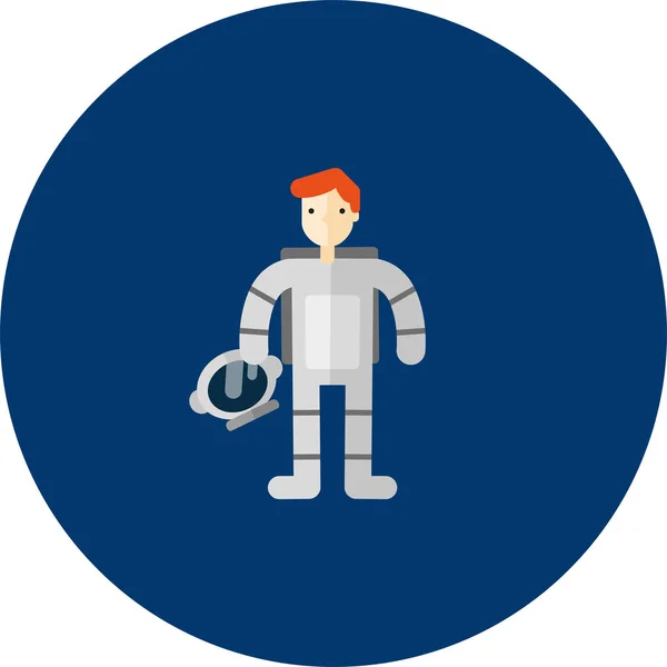 Astronauta Conceptual Icon Design — Vector de stock