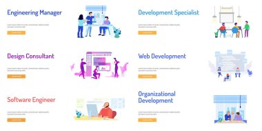 İş adamları tasarım afiş