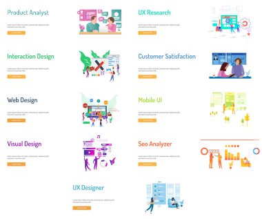 İş adamları tasarım afiş