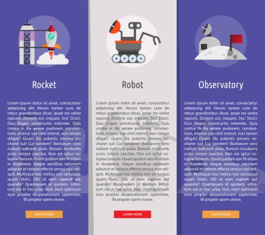 Uzay ve evren afiş kavramı