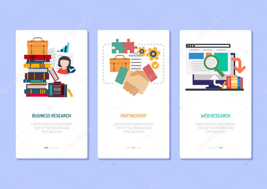 Landing Page Design - Research, Partnership and Web Research