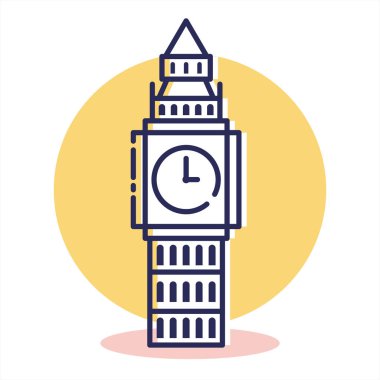 BigBen Icon - seyahat ve anahat stili ile hedef