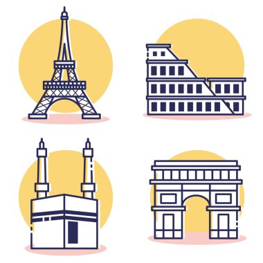 Seyahat ve hedef simgeleri ile anahat stilini ayarlama