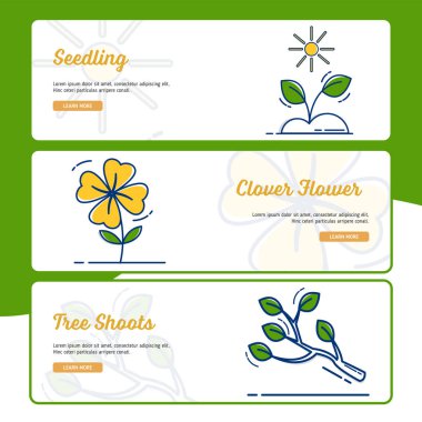 Bahçe Afiş koleksiyonu ile anahat stili dolu