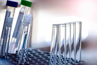 Corona COVID19 SARS gibi bulaşıcı hastalıklar için yapılan laboratuvar testleri. Kelejora. Asansol. Hindistan. Asya. Ağustos 2020.