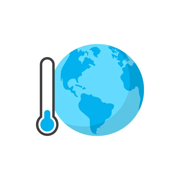 Planeta Frío Ilustración Vectorial Fondo — Vector de stock