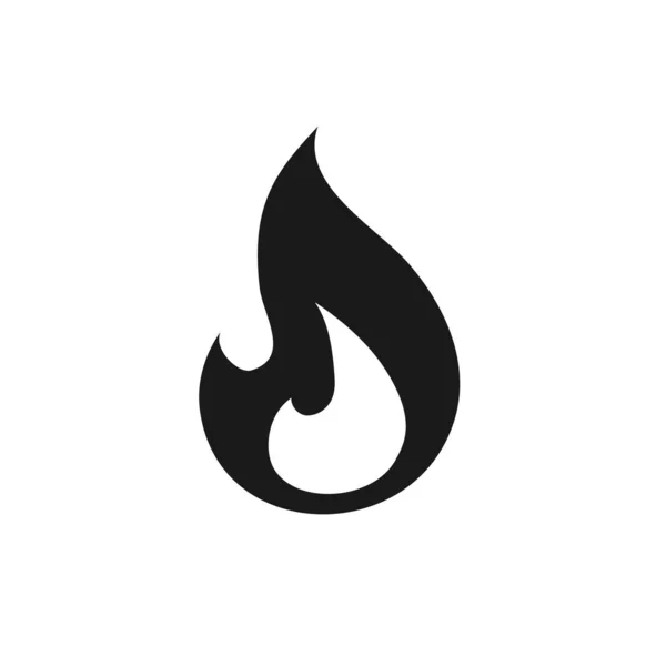 Feuer Symbol Vektor Illustration Auf Breitem Hintergrund — Stockvektor