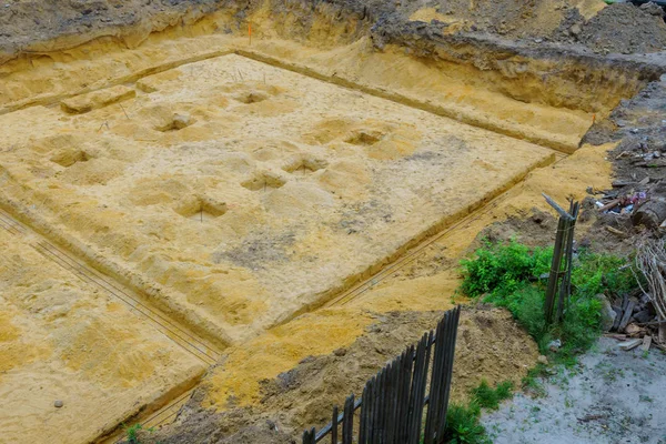 Bina süreci inşaat daire evin temeli evler, hazırlanması