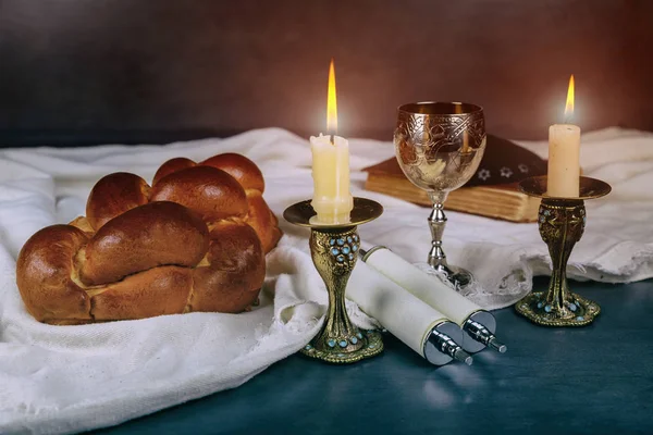 Saturday Sabbath Havdala Ceremony End Jewish Saturday — Stock Photo, Image