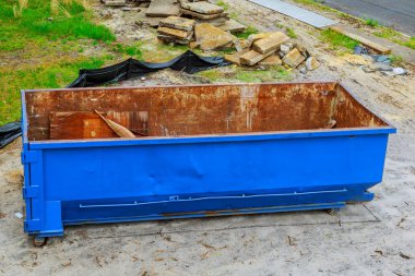İnşaat Endüstriyel çöp kutusu kullanılan bertaraf bin boşa