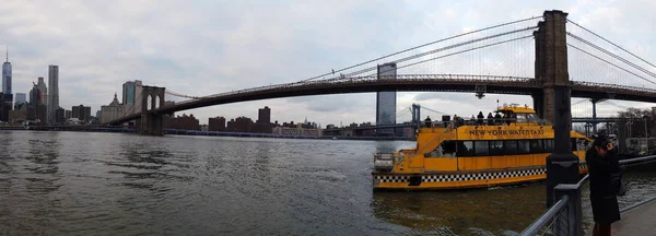 Dicembre 2018 New York Usa Grattacieli Manhattan Ponte Brooklyn New — Foto Stock