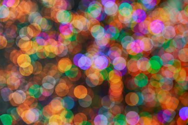 Renkli güzel soyut bokeh ışıklar bokeh arka plan defocused