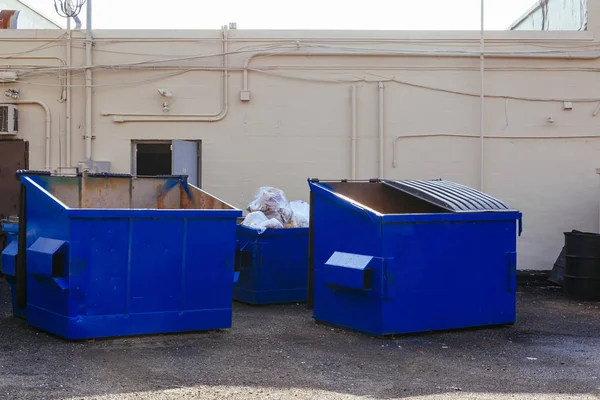 Müllcontainer Voller Müll Über Ökologie Und Umwelt — Stockfoto