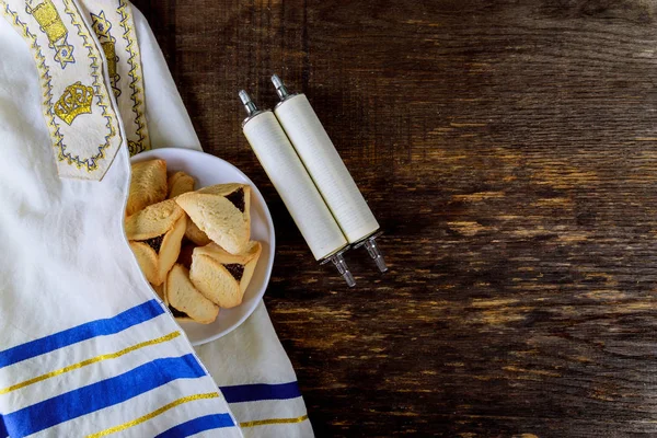 Hamam-Plätzchen zum jüdischen Feiertag Purim — Stockfoto