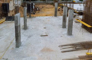 Beton çerçeve ev için takviye çerçeve takviye, concreting için kalıp, evlerin inşaatı