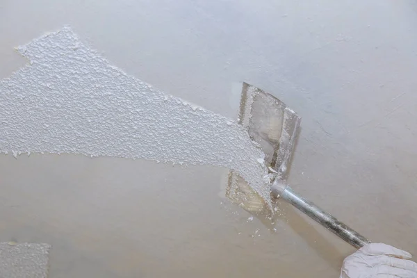 White Plaster Wall Pattern For Texture Popcorn Ceiling