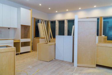 Modern mutfak iç mimarisi geliştirme mutfağı silme