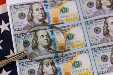 Basılı sahte para para sahte dolar banknotları