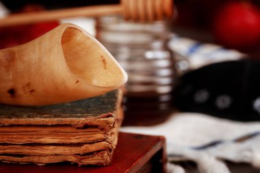 Rosh hashanah Yahudi yeni yılı tatil kavramı.
