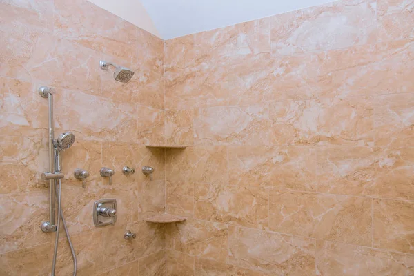 私人淋浴浴室，室内设计 — 图库照片