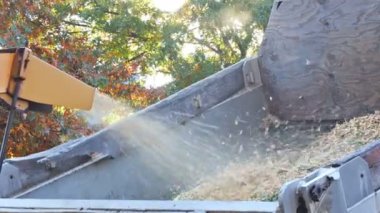 Ağaçları küçültmek için kullanılan çip taşınabilir makine haline getirmek için öğütme makinesi