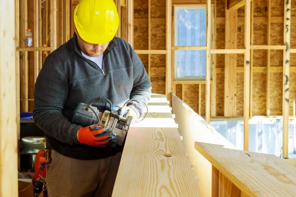 Freesgereedschap Voor Houtbewerking Timmerman Met Behulp Van Router Trimmer Randen — Stockfoto