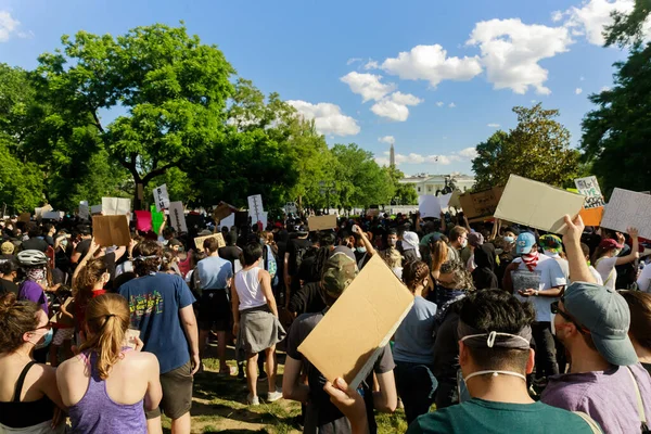 Washington Abd Mayıs 2020 George Floyd Ölümünden Sonra Protesto Siyahların — Stok fotoğraf