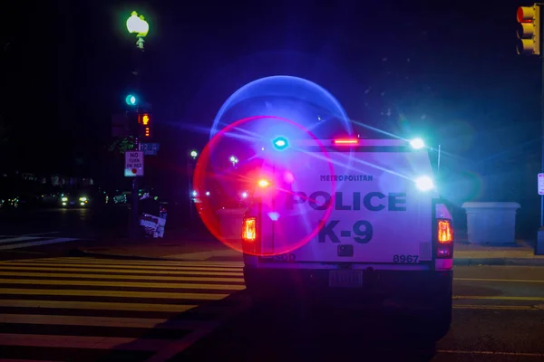 Вашингтон Сша Мая 2020 Года Столичная Полиция Округа Колумбия Блокирует — стоковое фото