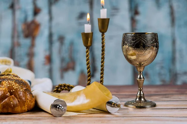 Zaterdag Sabbat Havdala Ceremonie Aan Het Einde Van Joodse Zaterdag — Stockfoto