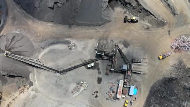 Aszfalt-, cementbetongyár és bitumen állomás gyártására szolgáló berendezések — Stock videók