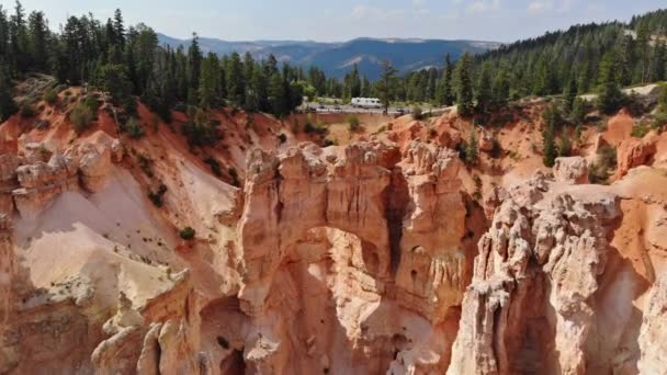 Panoráma táj, széles formátum Zion Canyon Nemzeti Park, US — Stock videók