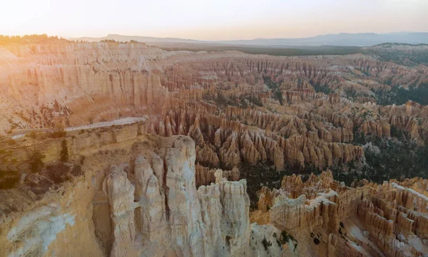 Bryce Canyon National Park, Utah, USA amphitheater from inspiration point at sunrise,