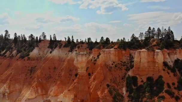 Zion Canyon, Utah, ABD 'de yaz manzarası manzarası. — Stok video