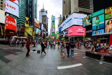 18 Eylül 2019 New York City, ABD The Times Square, New York, ABD