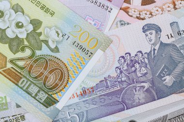 Kuzey Kore 'nin kazandığı banknot ulusal para birimi tasarısıdır.