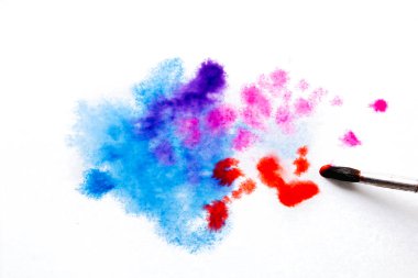 arka plan olarak suluboya boya lekeleri