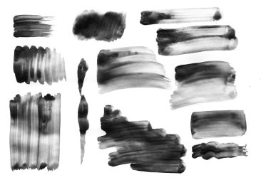 Kağıt üzerine suluboya boya ile fırça darbeleri. arka plan