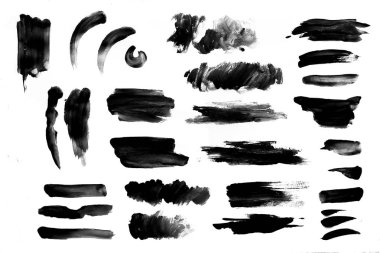 Kağıt üzerine suluboya boya ile fırça darbeleri. arka plan