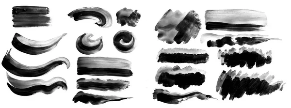 Brush Strokes Watercolor Paint Paper Background — Stock Photo, Image