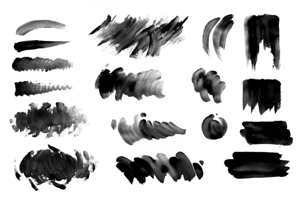 Kağıt üzerine suluboya boya ile fırça darbeleri. arka plan