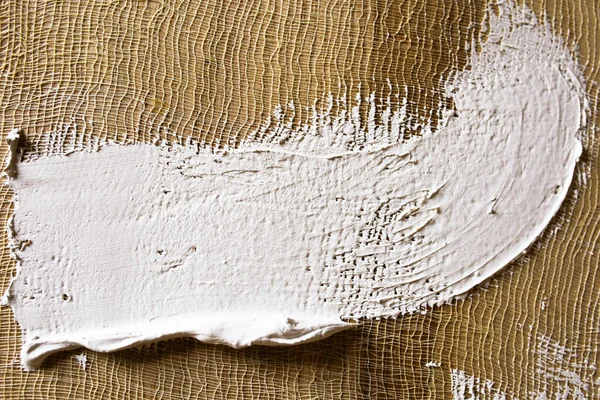 Smear the soil on the canvas. texture for artists — Stock Photo, Image