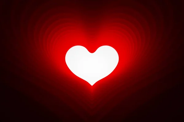 Σήραγγα Καρδιά Σχήμα Rendering — Φωτογραφία Αρχείου