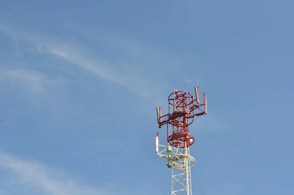 Antena Rodeada Humo — Foto de Stock