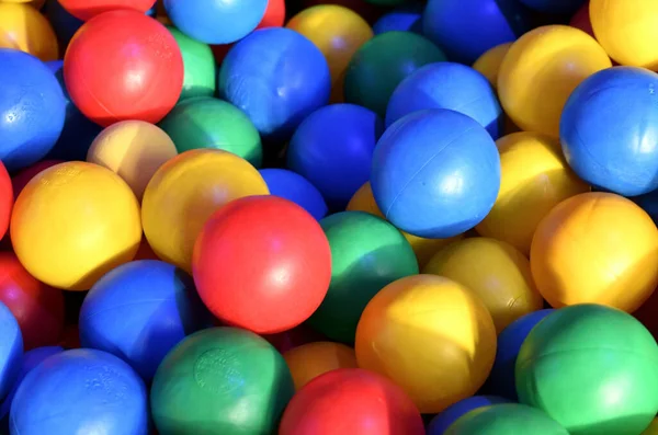 Крупним Планом Пластикові Кульки Кульковій Ванні — стокове фото