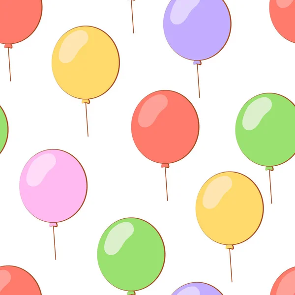Een Ballon Naadloos Patroon Illustratie — Stockfoto