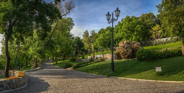 Vista Panoramica Nel Parco Istanbul Odessa Ucraina Una Soleggiata Mattinata — Foto Stock